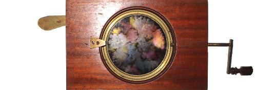 'Fire on ship effect' [flames/smoke rotates, slip reveals more flames] Maker unknown (7 x 4 1/2 x