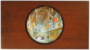 'Hampton Court Hall' Carpenter & Westley, London; 6⅞ x 3¾ x ⅜ inches 'Interior of St Peter's