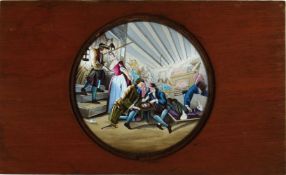 'Industry and Idleness' Five slides from a set of twelve based on the series of engravings by