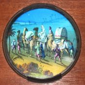 'The Star in the East' Seven slides assembled from different sources Single hand-painted glass