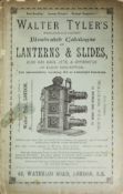 WITHDRAWN LOT 'Walter Tyler's wholesale and export illustrated catalogue of lanterns and slides
