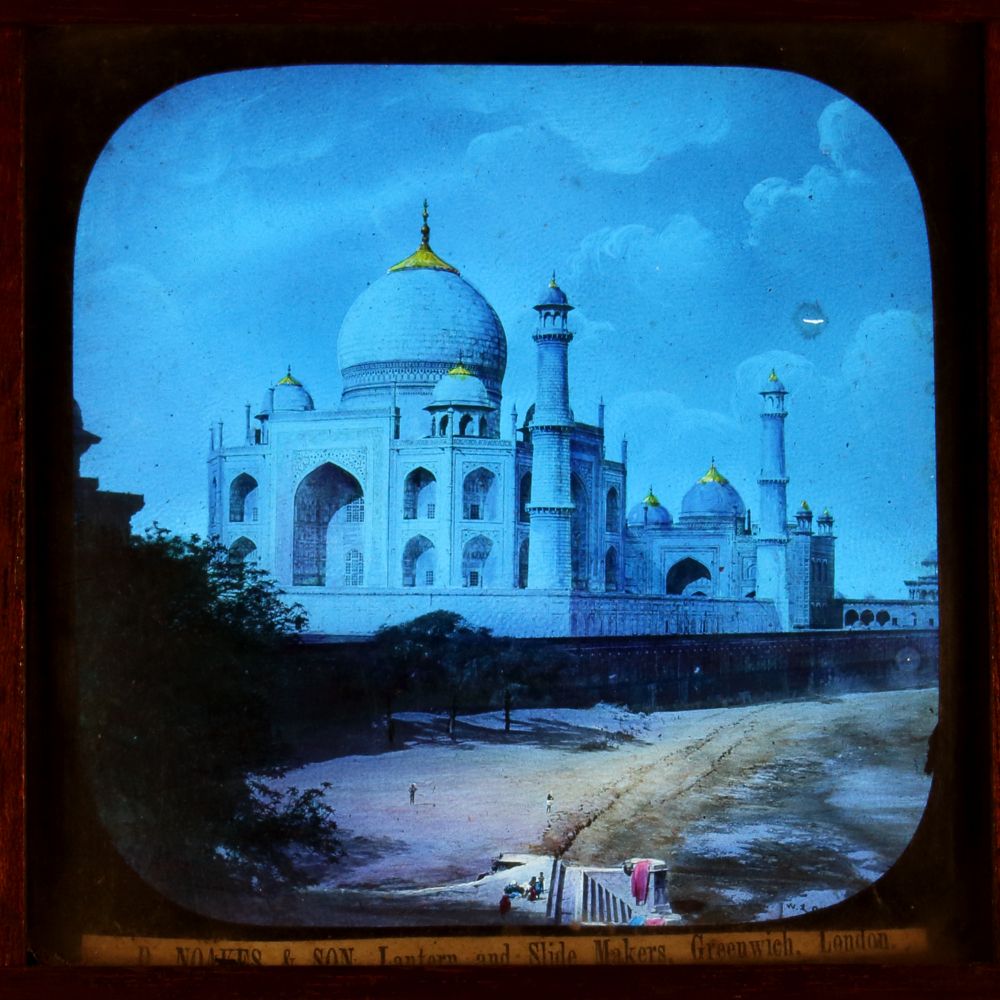 'Taj Mahal' Noakes & Son, Greenwich; 3 slides,(7 x 4 x 3/8 inches) - Image 2 of 3