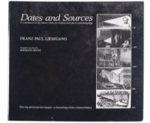 Franz Paul Liesengang. 'Dates and Sources. A Contribution to the History of the Art of Projection