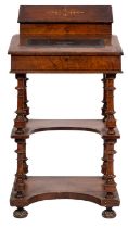 A late 19th-century mahogany and inlaid