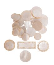 A collection of Chinese mother-of-pearl