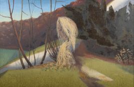 Simon Smith (British, 20th Century) Daybreak, Buckland Hills, Surrey Acrylic on Canvas 59 x 89cm