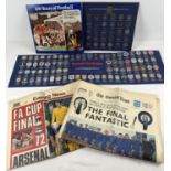 A collection of vintage late 1960's & 1970's football related collectables & memorabilia. An Esso FA