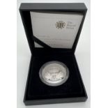 A boxed limited edition 2010 Restoration of the Monarchy Â£5 silver proof coin by The Royal Mint.