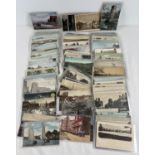 Ex Dealers Stock - approx. 115 assorted Edwardian & vintage Norfolk postcards, all in plastic