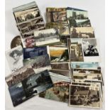 Approx. 200 assorted vintage postcards to include RP's.