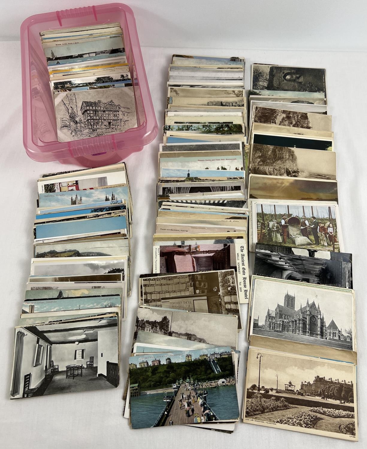 Ex Dealers Stock - approx. 375 assorted Edwardian & vintage British postcards from various