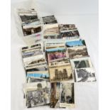 Approx. 300 assorted British postcards, to include RP's. From various English and Scottish towns.