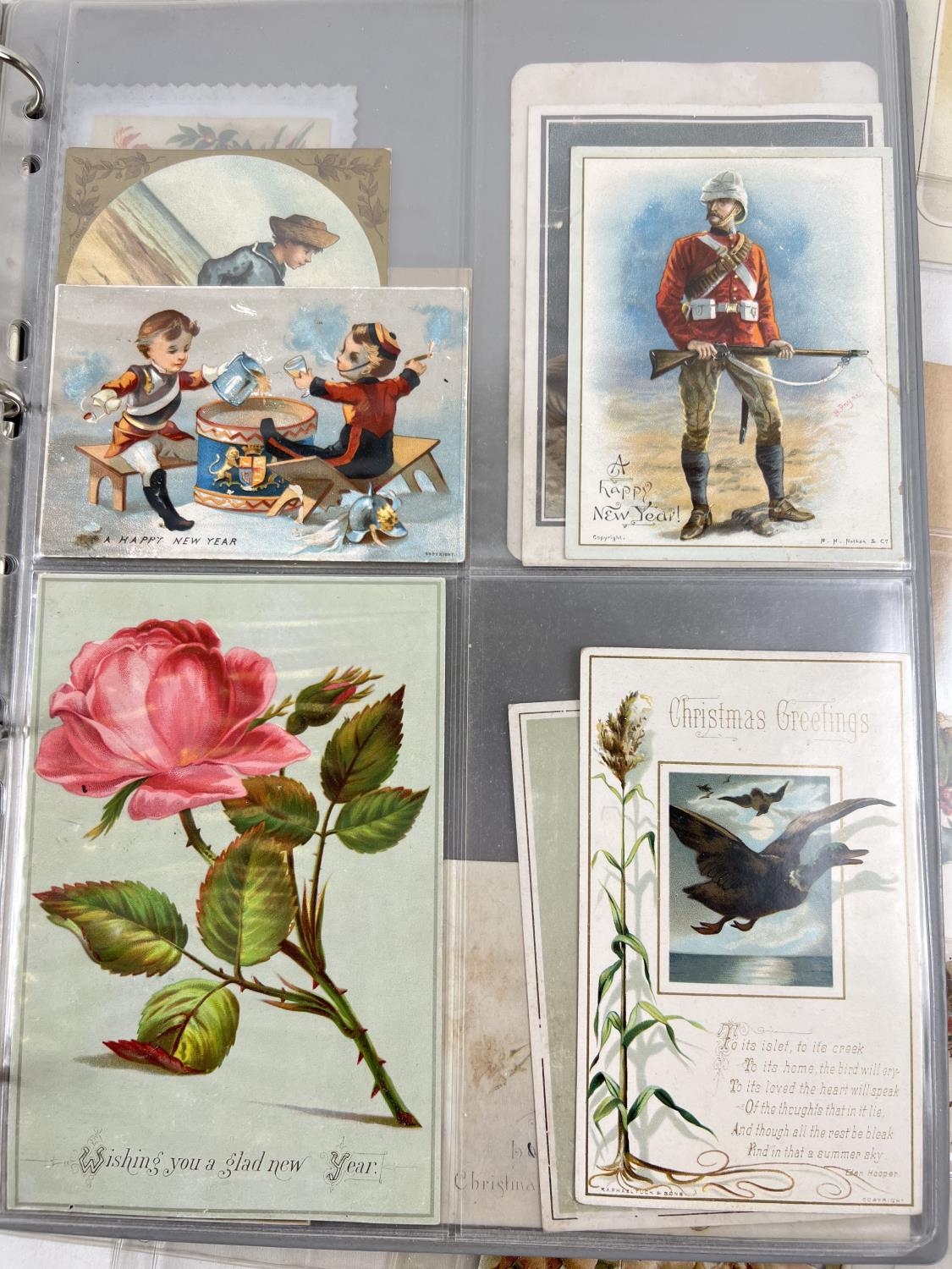 An album containing 88 assorted Victorian & Edwardian greetings cards. In varying styles, sizes - Image 4 of 5