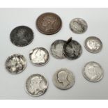 A small collection of Victorian coins in varying conditions. To include Young, veiled and jubilee