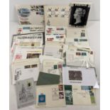 A collection of approx. 160 assorted vintage first day covers, mostly overseas. Together with