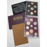 2 Royal Mint proof coin sets with original cardboard sleeves. A 1970 last pre-decimal set and 1971
