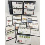 An album of 72 assorted first day covers, dating from 1992 to 2001.