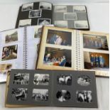 4 vintage photograph albums containing a quantity of assorted vintage black & white and colour