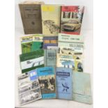 A collection of assorted vintage car manuals and handbooks. To include: Ford Anglia, Morris Minor,