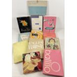 A collection of 12 vintage stocking boxes (empty) to include Ballito, Lucky Charm, Tandra, Howard