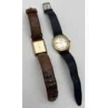 2 mens wristwatches. A vintage 15209 Avia automatic watch with seconds hand and date function.