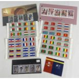 A small collection of collectors stamps and first class stamps. To include a book of 20 first