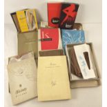 8 vintage pairs of nylon fully fashioned and seam free stockings in original boxes. To include