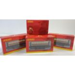 Hornby 00 gauge 20 ton coke hopper 3 wagon set R6830. Each individually boxed and complete with card