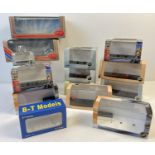 A collection of empty diecast vehicle and model bus boxes. To include Exclusive First Editions,