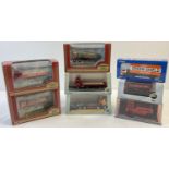 8 boxed collectors die cast lorries, haulage vehicles and London Transport vehicles. To include