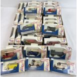 36 boxed Days Gone Vintage Models by Lledo. To include Harveys Sherry, Charrington's, Dettol, Remy