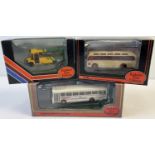 3 boxed 1:76 scale die cast buses by Exclusive First Editions. Bristol RELH D/P Cambus N.B.C. 29409,