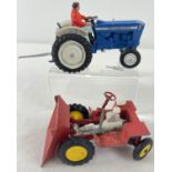 2 vintage Britains diecast farm vehicles. A Ford 5000 tractor and driver together with a 22Â½ CWT