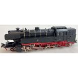 A Fleischmann 1324 00/HO gauge steam locomotive 65014, in black.