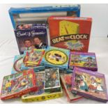 A quantity of assorted vintage games, puzzles and toys. To include wooden jigsaw puzzles, Beat the