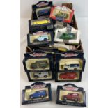 25 boxed Vanguards and Days Gone model diecast advertising vehicles by Lledo. To include Ever Ready,