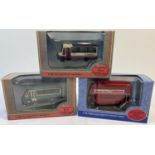 3 boxed 1:76 scale diecast buses by Exclusive First Editions. Plaxton Minibus Norfolk Green 47