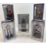 5 Marvel movie figures by Eaglemoss, as new & boxed. Comprising Thor, Odin, Loki, Sif and