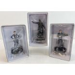 3 Marvel movie figures by Eaglemoss, as new & boxed. Comprising Agent Coulson, Maria Hill and Nick