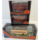 3 boxed 1:76 scale diecast buses by Exclusive First Editions. Bristol Lodekka Eastern Counties