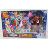 An unopened boxed IMC Toys Marvel Ultimate Spiderman Spider Laboratory Playset.