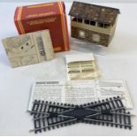 2 boxed Hornby Railways 00 gauge railway accessories. A R518 Signal box (Quick Fit Series), in as