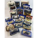 26 boxed model diecast advertising vehicles by Lledo. To include RNLI, Stanley Gibbons, Golden Age