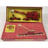 A boxed OO gauge Hornby Dublo 4620 Breakdown Crane set. Age related wear to to box.