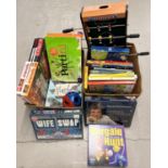 2 boxes of assorted children's toys, games & puzzles & adult games (some sealed). To include Victory