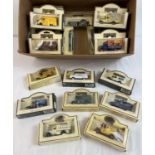 25 boxed Days Gone advertising model diecast vehicles by Lledo. To include Goodyear Tyres, Lamb's