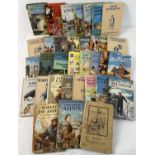 A box of 34 assorted vintage Ladybirds books, mostly 1960's, to include historical figures and
