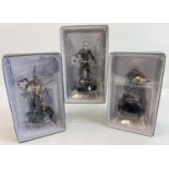 3 Marvel movie figures by Eaglemoss, as new & boxed. Comprising Ant Man, Yellow Jacket and