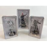 3 Marvel movie figures by Eaglemoss, as new & boxed. Comprising Red Skull, War Machine and Ultron.