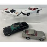 4 vintage 1970's TV & film related Corgi Toys diecast vehicles, in play worn condition.